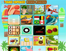 Tablet Screenshot of gamecapsules.com